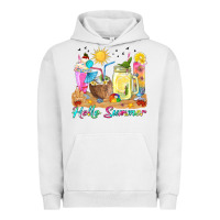 Pigment Lunar Rock hello summer drinks Urban Hoodie - texasbilliewilder