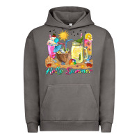 Pigment Tornado hello summer drinks Urban Hoodie - texasbilliewilder