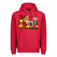 Cardinal tis' the season softball coffee cups Premium Hoodie - Zillion Design Studio