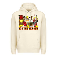 Sandshell tis' the season softball coffee cups Premium Hoodie - Zillion Design Studio