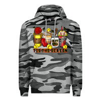 Slate Camo tis' the season softball coffee cups Premium Hoodie - Zillion Design Studio