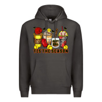 Smoke tis' the season softball coffee cups Premium Hoodie - Zillion Design Studio