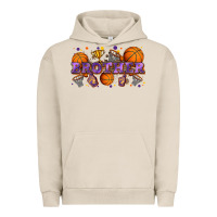 Pigment French Oak brother basketball Urban Hoodie - Zillion Design Studio