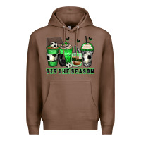 Chestnut tis' the season soccer coffee cups Premium Hoodie - Zillion Design Studio