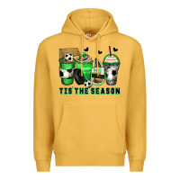 Mustard tis' the season soccer coffee cups Premium Hoodie - Zillion Design Studio