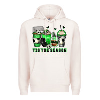 Pale Pink tis' the season soccer coffee cups Premium Hoodie - Zillion Design Studio