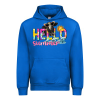 Cobalt hello summer Urban Hoodie - texasbilliewilder