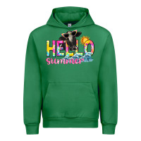 Emerald hello summer Urban Hoodie - texasbilliewilder