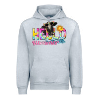 Heather Grey hello summer Urban Hoodie - texasbilliewilder