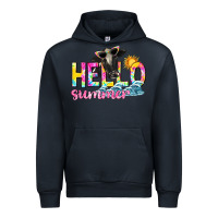Navy hello summer Urban Hoodie - texasbilliewilder