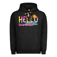 Pigment Black hello summer Urban Hoodie - texasbilliewilder