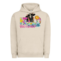 Pigment French Oak hello summer Urban Hoodie - texasbilliewilder