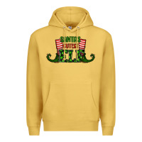 Antique Gold santa's cutest elf christmas Premium Hoodie - RanaPortraitStore