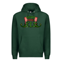 Sports Green santa's cutest elf christmas Premium Hoodie - RanaPortraitStore