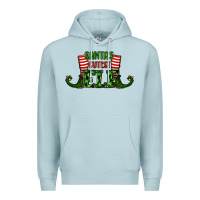 Blue Mist santa's cutest elf christmas Premium Hoodie - RanaPortraitStore