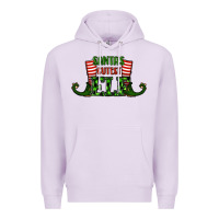 Lilac santa's cutest elf christmas Premium Hoodie - RanaPortraitStore