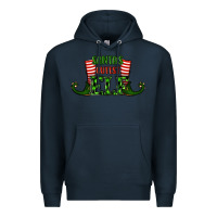 Navy santa's cutest elf christmas Premium Hoodie - RanaPortraitStore