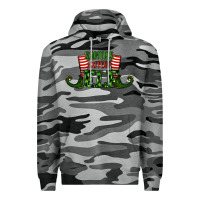 Slate Camo santa's cutest elf christmas Premium Hoodie - RanaPortraitStore