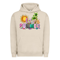 Pigment French Oak hello summer with sun Urban Hoodie - texasbilliewilder