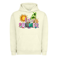 Pigment Pistachio hello summer with sun Urban Hoodie - texasbilliewilder