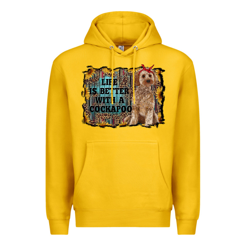 Life Is Better With A Cockapoo Premium Hoodie by RanaPortraitStore | Teevron