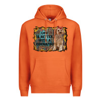 Carrot life is better with a cockapoo Premium Hoodie - RanaPortraitStore