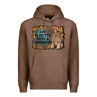 Chestnut life is better with a cockapoo Premium Hoodie - RanaPortraitStore
