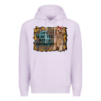 Lilac life is better with a cockapoo Premium Hoodie - RanaPortraitStore