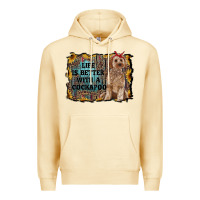 Pina Colada life is better with a cockapoo Premium Hoodie - RanaPortraitStore