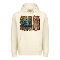 Sandshell life is better with a cockapoo Premium Hoodie - RanaPortraitStore