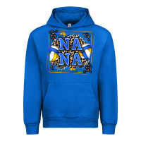 Cobalt volleyball nana with leopard Urban Hoodie - Zillion Design Studio