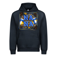 Navy volleyball nana with leopard Urban Hoodie - Zillion Design Studio
