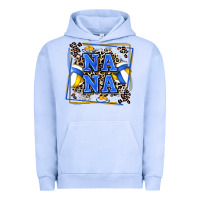 Pigment Grape Ice volleyball nana with leopard Urban Hoodie - Zillion Design Studio