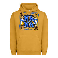 Pigment Peanut Butter volleyball nana with leopard Urban Hoodie - Zillion Design Studio