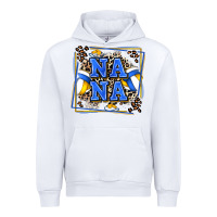 White volleyball nana with leopard Urban Hoodie - Zillion Design Studio