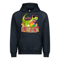 Navy hello summer rex Urban Hoodie - texasbilliewilder