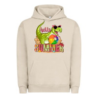 Pigment French Oak hello summer rex Urban Hoodie - texasbilliewilder