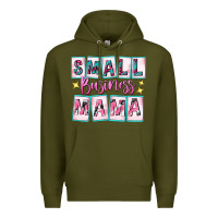 Army Green small business mama Premium Hoodie - texasbilliewilder