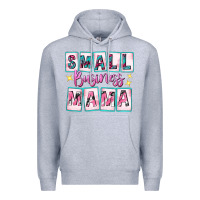 Heather Grey small business mama Premium Hoodie - texasbilliewilder