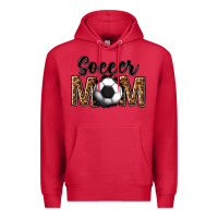 Cardinal soccer mom Premium Hoodie - texasbilliewilder
