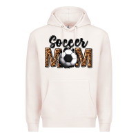 Pale Pink soccer mom Premium Hoodie - texasbilliewilder