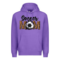 Purple soccer mom Premium Hoodie - texasbilliewilder