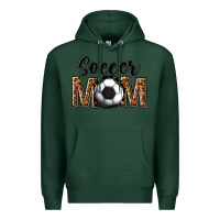 Sports Green soccer mom Premium Hoodie - texasbilliewilder