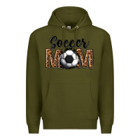 Army Green soccer mom Premium Hoodie - texasbilliewilder