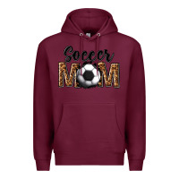 Burgundy soccer mom Premium Hoodie - texasbilliewilder