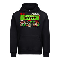 Black soccer sister with leopard Urban Hoodie - Zillion Design Studio