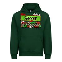 Forest Green soccer sister with leopard Urban Hoodie - Zillion Design Studio