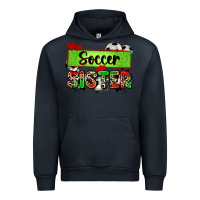 Navy soccer sister with leopard Urban Hoodie - Zillion Design Studio