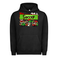 Pigment Black soccer sister with leopard Urban Hoodie - Zillion Design Studio