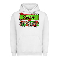 Pigment Lunar Rock soccer sister with leopard Urban Hoodie - Zillion Design Studio
